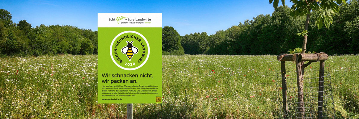 Saterplant Nachhaltigkeit - registrierter Bienenfreundlicher Landwirt